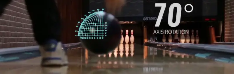Does More Axis Rotation Make a Bowling Ball Skid Longer